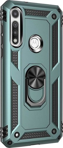 SaharaCase - Military Kickstand Series Case for Motorola Moto E (2020) - Green-Angle_Standard 