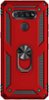 SaharaCase - Military Kickstand Series Skin Case for LG K51 - Red-Front_Standard