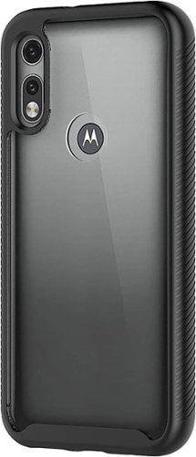 SaharaCase - Grip Series Case for Motorola Moto E (2020) - Black-Front_Standard 