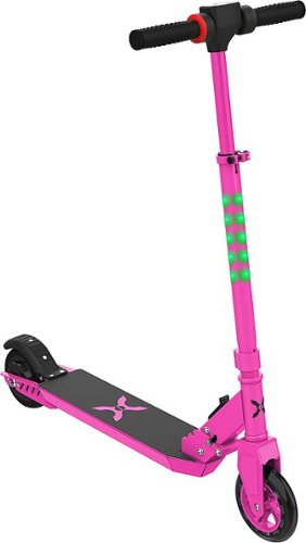 Hover-1 - Kids Flare Foldable Electric Scooter w/3 mi Max Operating Range & 8 mph Max Speed - Pink-Alt_View_Standard_13 