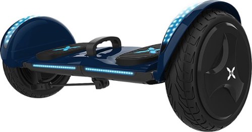 Hover-1 - Rogue Electric Self-Balancing Foldable Scooter w/6 mi Max Operating Range & 7 mph Max Speed - Navy-Alt_View_Standard_13 