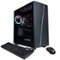 CyberPowerPC - Gamer Xtreme Gaming Desktop- Intel Core i5-10400F- 8GB RAM- NVIDIA GeForce GTX 1650 Super- 500GB SSD - Black-Front_Standard
