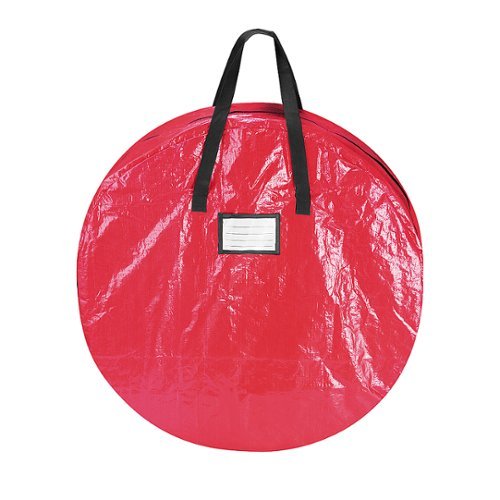 Trademark Home - Christmas Tree and Wreath Combo Storage Bag Holiday Decor Organization - Red-Alt_View_Standard_15 