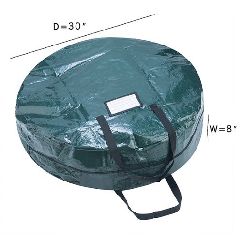 Trademark Home - Christmas Tree and Wreath Combo Storage Bag Holiday Decor Organization - Green-Alt_View_Standard_15 