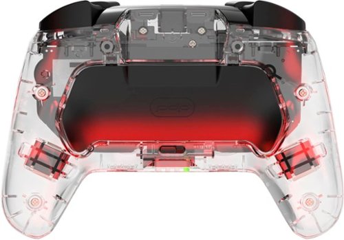 PDP Afterglow LED Wireless Deluxe Gaming Controller: Multicolor - Nintendo Switch - Transparent BUY IN EUROPE