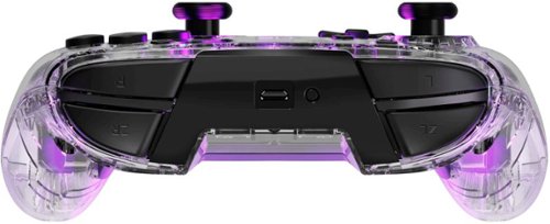 PDP Afterglow LED Wireless Deluxe Gaming Controller: Multicolor - Nintendo Switch - Transparent BUY IN MIDDLE EAST