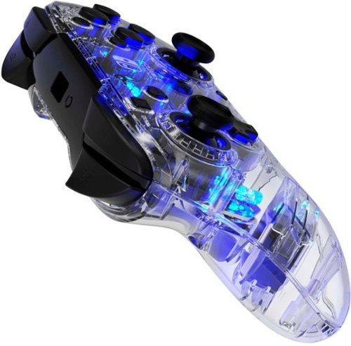 PDP Afterglow LED Wireless Deluxe Gaming Controller: Multicolor - Nintendo Switch - Transparent BUY IN SAUDI ARABIA