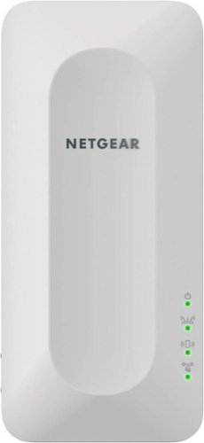 NETGEAR - EAX15 AX1800 Wi-Fi 6 Mesh Wall Plug Range Extender and Signal Booster - White