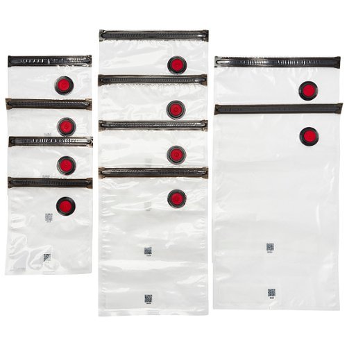 ZWILLING - Fresh & Save 10-pc Vacuum Bag Set - Assorted Sizes - Clear