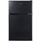 Amana - Energy Star 3.1-Cu. Ft. Dual-Door Mini Fridge with Top-Mount Freezer - Black-Front_Standard