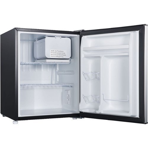 Amana - 2.7-Cu. Ft. Single-Door Mini Fridge with Half-Width Chiller Compartment-Front_Standard 
