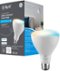 GE - Cync Smart Tunable White Direct Connect Light Bulb (1 BR30 Smart LED Light Bulb), 65W Replacement - Adjustable White-Front_Standard
