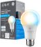 GE - Cync Smart Tunable White Direct Connect Light Bulb (1 A19 Smart LED Light Bulb), 60W Replacement - Adjustable White-Front_Standard