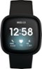 Fitbit - Versa 3 Health & Fitness Smartwatch - Black-Front_Standard