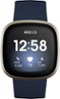 Fitbit - Versa 3 Health & Fitness Smartwatch - Soft Gold-Front_Standard