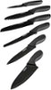 Cuisinart - 12pc Coated Knife Set with Blade Guards - Black Metallic-Angle_Standard