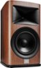 JBL - HDI1600 6.5" 2-way bookshelf loudspeaker with 1" compression tweeter, each - Walnut Wood Finish-Angle_Standard