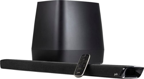 Polk Audio - Polk – Magnifi 2 Home Theater Sound Bar with 3D Audio, 4k Compatible, Chromecast built in, wireless subwoofer - Black
