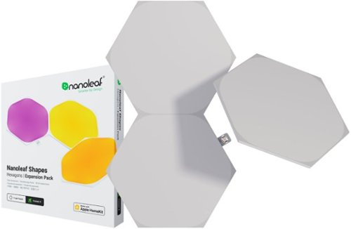 Image of Nanoleaf - Shapes Hexagons Expansion Pack (3 Panels) - Multicolor