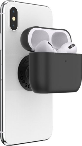 PopSockets PopGrip Airpods Holder Pro for Most Cell Phones - Black GLOBAL SHIPPING