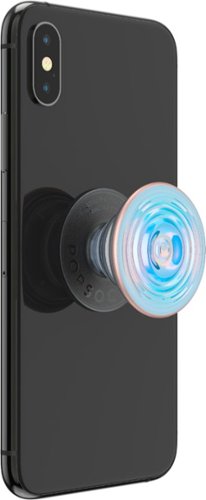 PopSockets PopGrip Premium Cell Phone Grip and Stand - Ripple Opalescent Blue GLOBAL SHIPPING