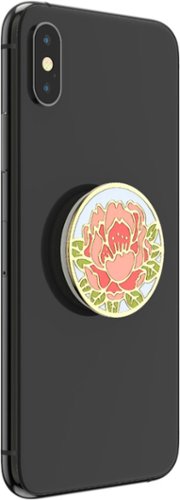PopSockets PopGrip Premium Cell Phone Grip & Stand - Enamel Blooming Peony GLOBAL SHIPPING