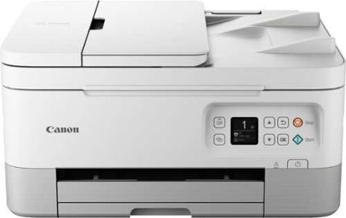 Canon - Pixma TR7020 Wireless All-In-One Inkjet Printer - White