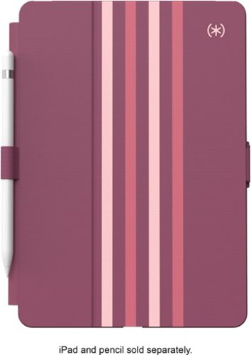 Speck - Balance Folio Case for Apple iPad 10.2" (7th, 8th, & 9th Gen 2021) - Crimson Forest/Lush Burgundy-Front_Standard