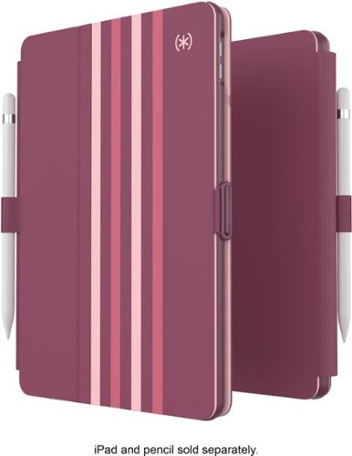 Speck Balance Folio Case for Apple iPad 10.2 (7th, 8th, & 9th Gen 2021) - Crimson Forest/Lush Burgundy HOW TO BUY