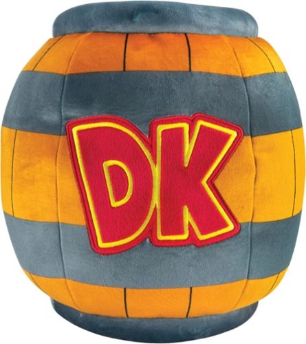  TOMY - Club Mocchi- Mocchi- Donkey Kong DK Barrel Mega 15 inch Plush Stuffed Toy