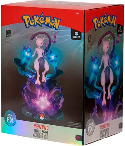 Jazwares Pokemon Deluxe Collector LED Figure 13 Mewtwo WHERE TO BUY