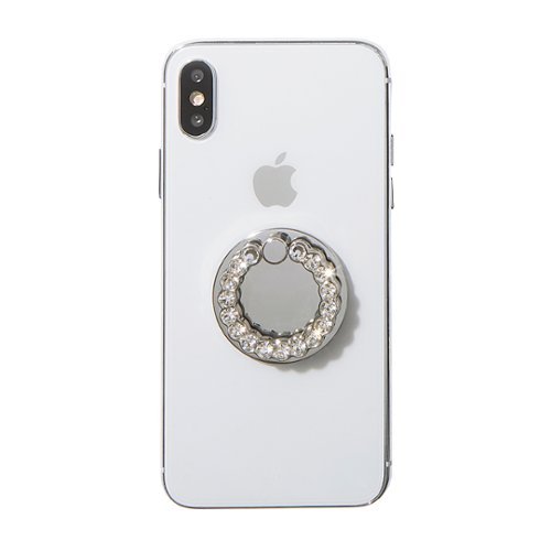 Sonix - Embellished Rhinestone Ring for Most Cell Phones - Clear