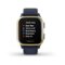Garmin - Venu Sq Music Edition GPS Smartwatch 33mm Fiber-Reinforced Polymer - Navy-Front_Standard