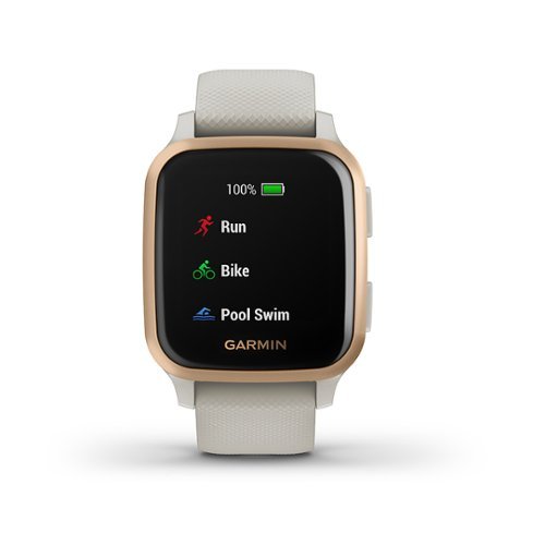 Garmin Venu Sq Music Edition GPS Smartwatch 33mm Fiber-Reinforced Polymer - Light Sand HOW TO BUY