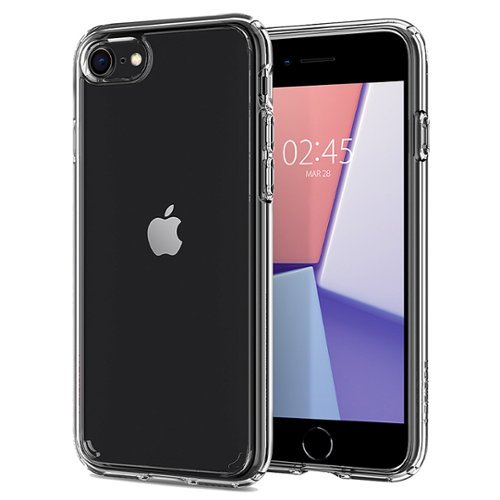 Spigen - Crystal Hybrid Hard Shell Case for Apple iPhone SE (2nd Generation) /8/7 - Clear