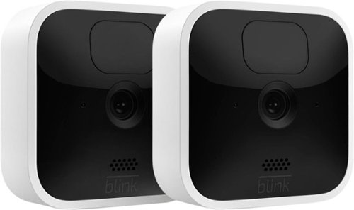 Blink - Indoor 2 Camera System – wireless, HD security camera with two-year battery life, motion detection, and two-way audio - White