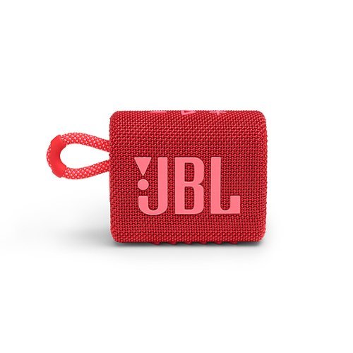 JBL - GO3 Portable Waterproof Wireless Speaker - Red