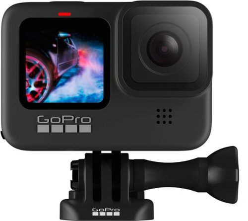 GoPro HERO9 Black 5K and 20 MP Streaming Action Camera Black CHDHX