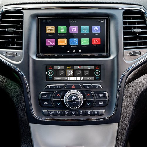 PAC Integrated Radio Replacement Dash Kit with Climate and Steering Wheel Controls for Select Jeep Grand Cherokee Vehicles - Black WORLDWIDE DELIVERY