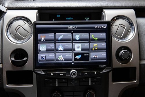 Stinger - 10" Stereo Replacement Receiver for Select Ford F-150 Vehicles - Black-Front_Standard 