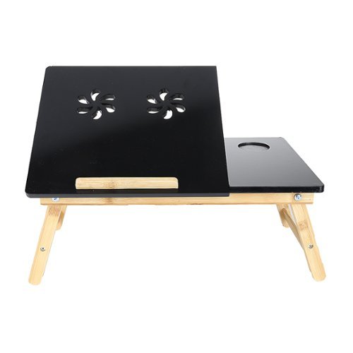 Mind Reader - Bamboo Laptop Cooling Tray - Black