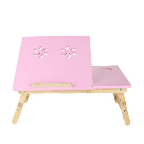 Mind Reader - Bamboo Laptop Cooling Tray - Pink