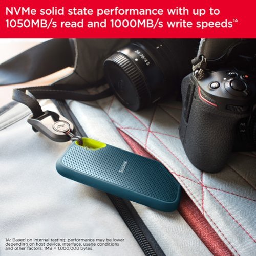 SanDisk Extreme Portable 1TB External USB-C NVMe SSD - Black BUY IN UAE