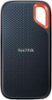 SanDisk - Extreme Portable 500GB External USB-C NVMe SSD - Black-Front_Standard