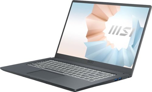 MSI Modern 15.6 Laptop - Intel Core i7 - 16GB Memory - 512GB SSD - Carbon Gray WORLDWIDE DELIVERY