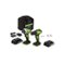 Greenworks - 24-Volt Cordless Brushless 1/2 in. Drill/Driver & Impact Driver Combo (2 x 2.0Ah USB Batteries and Dual Port Charger) - Green-Front_Standard