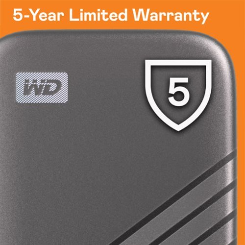 WD My Passport 2TB External USB Type-C Portable SSD - Space Gray BUY IN UK