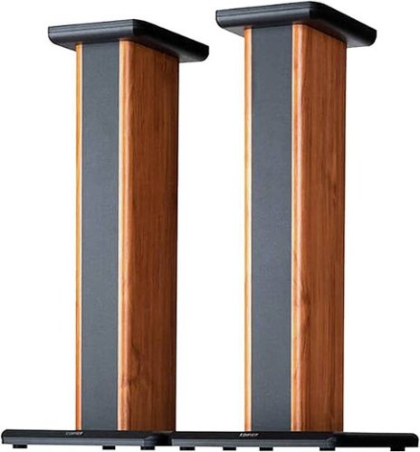 Speaker Stand for Edifier S2000Pro, S1000DB, and S1000MKII Speakers (Pair) - Brown-Left_Standard 