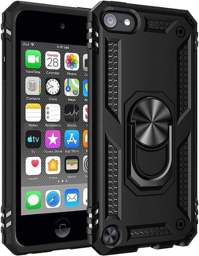 SaharaCase - DualShock Series Case for Apple iPod Touch 7th Generation - Black