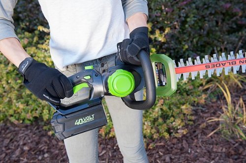 Greenworks - 24 in. 40-Volt Cordless Hedge Trimmer (3.0Ah Battery and Charger Included) - Black/Green-Alt_View_Standard_21 